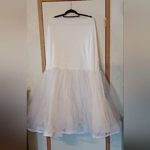 A-line slip for wedding dress